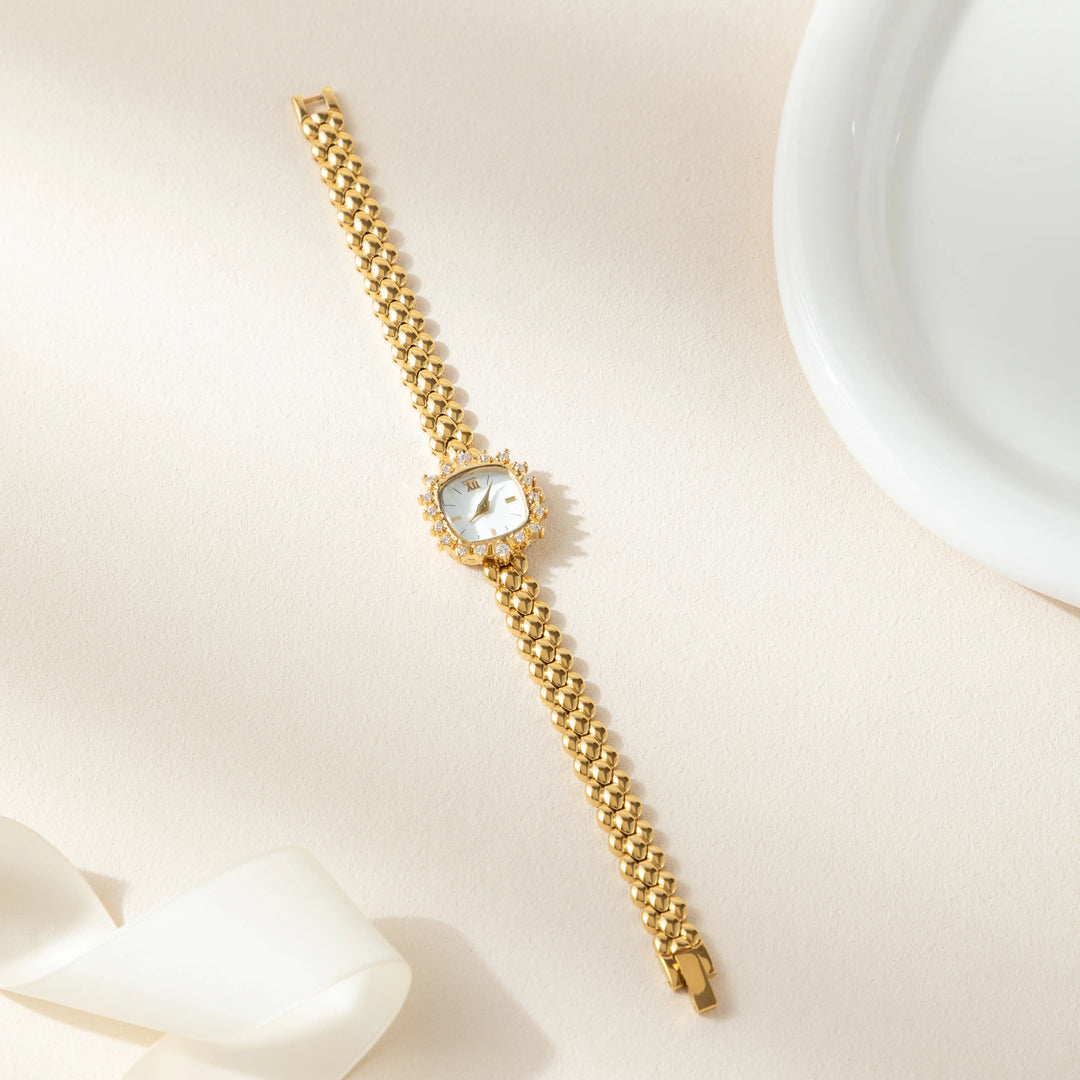 Claire | Vintage Armbandhorloge in Goud