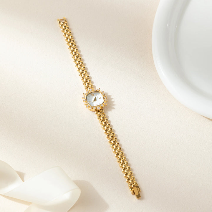 Claire | Vintage Armbandhorloge in Goud