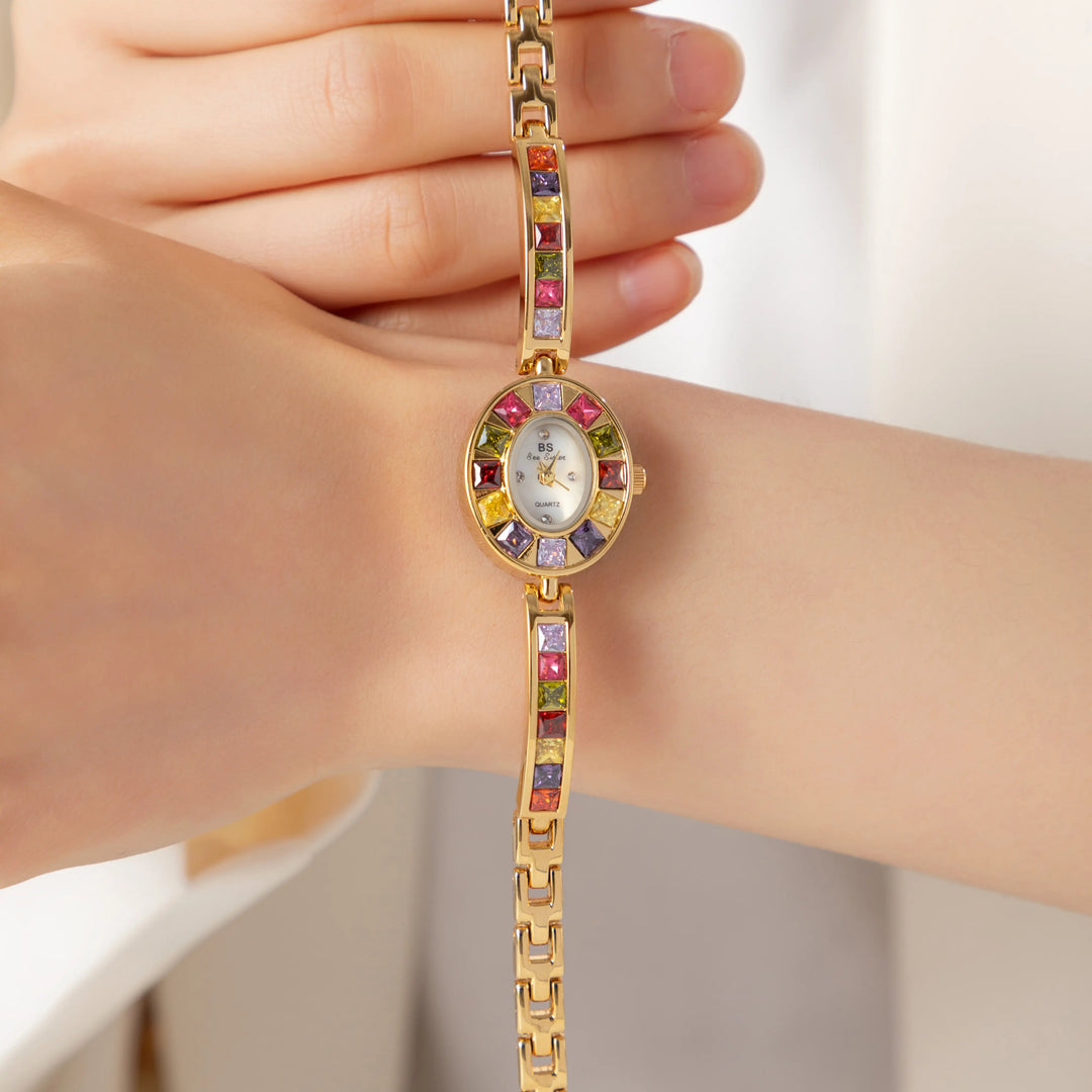 Vivienne | Kleurrijk Vintage Horloge
