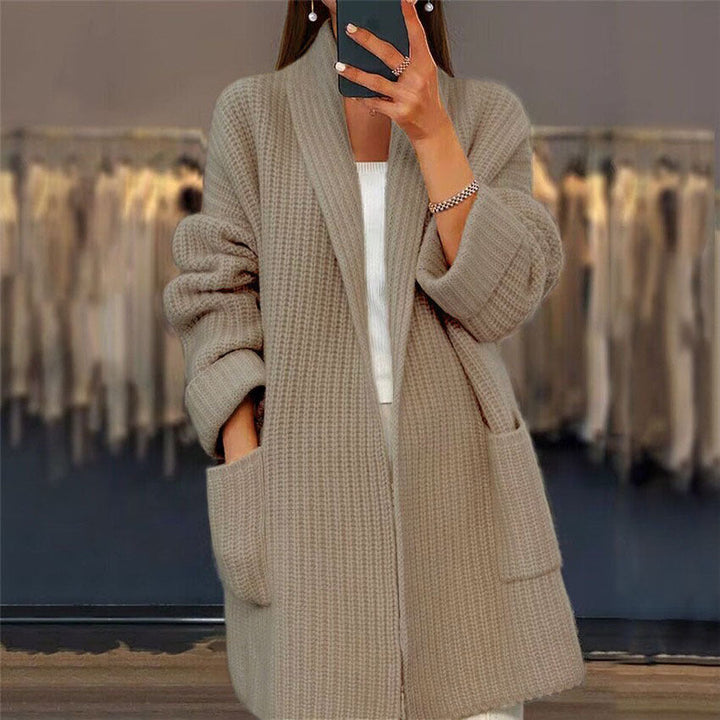 Teresa - gebreide cardigan met zakken