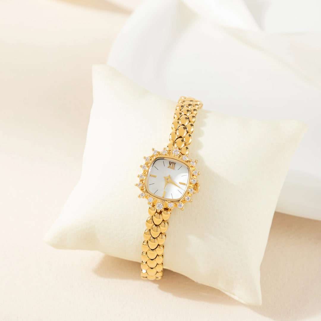 Claire | Vintage Armbandhorloge in Goud