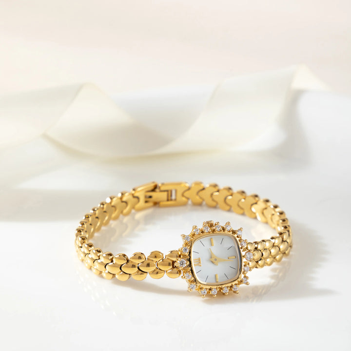 Claire | Vintage Armbandhorloge in Goud