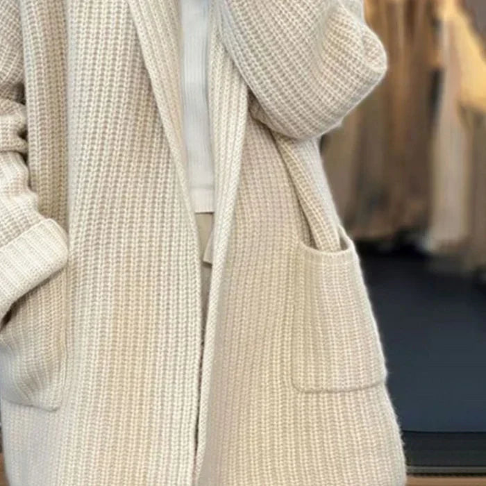 Teresa - gebreide cardigan met zakken