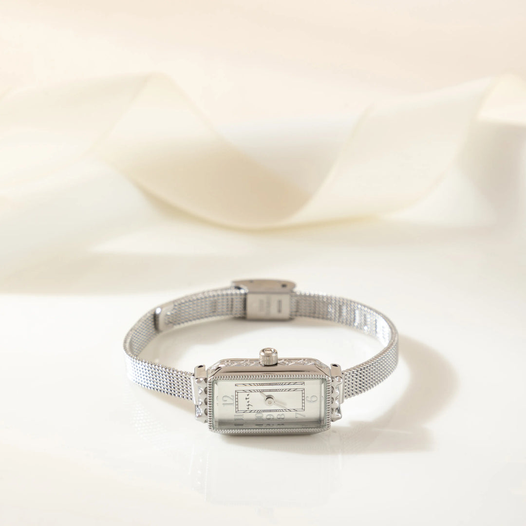 Amélie | Vintage Rechthoekig Horloge
