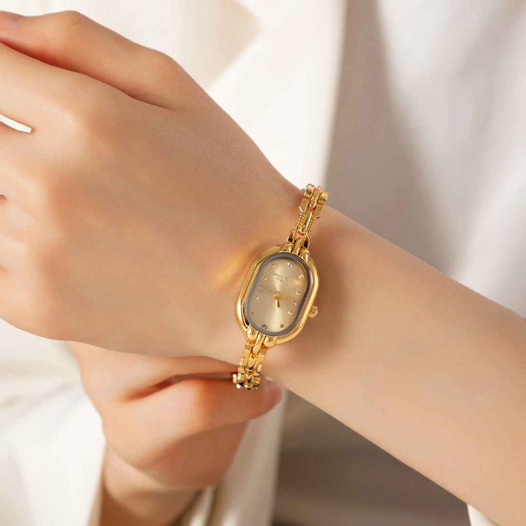 Juliette | Elegant Ovaal Horloge in Goud
