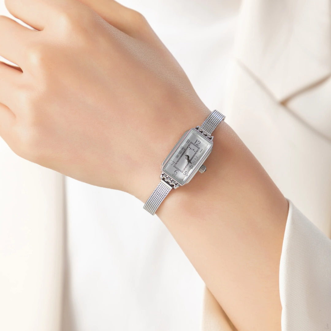 Amélie | Vintage Rechthoekig Horloge