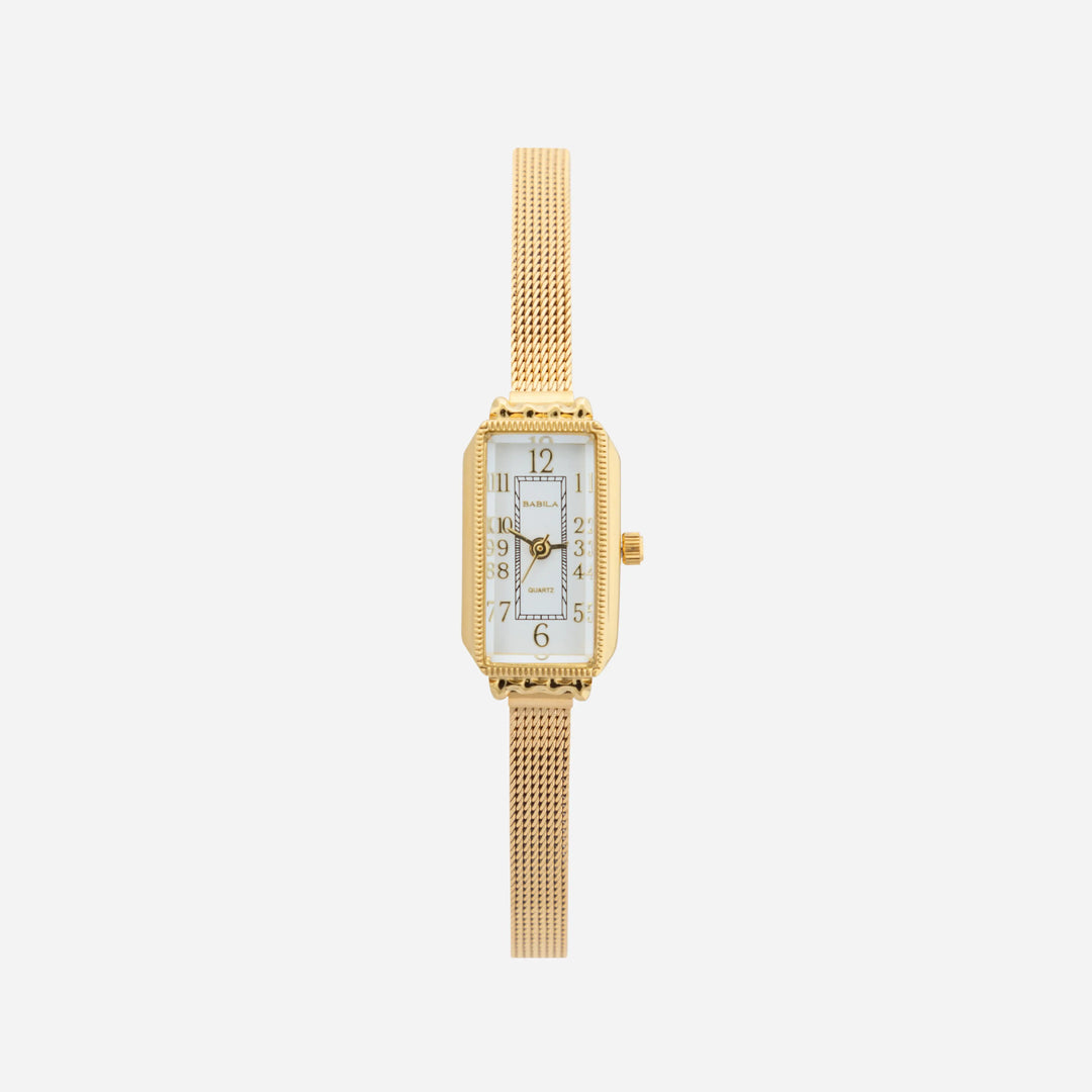 Amélie | Vintage Rechthoekig Horloge