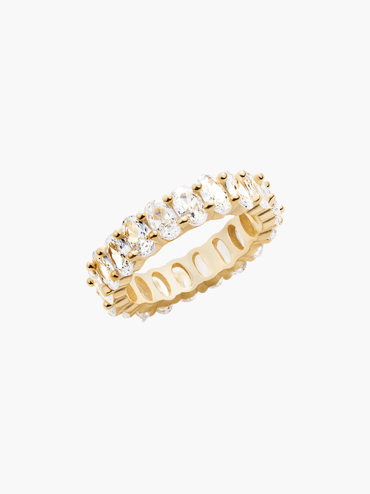 Ovaal gesneden ring