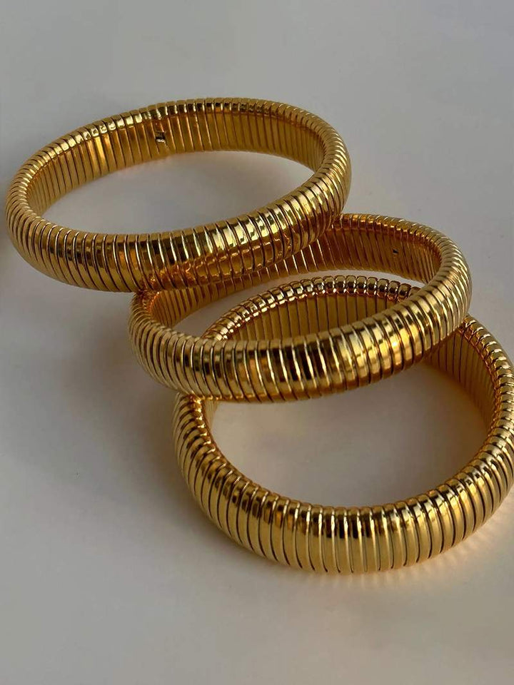 Geribbelde armband