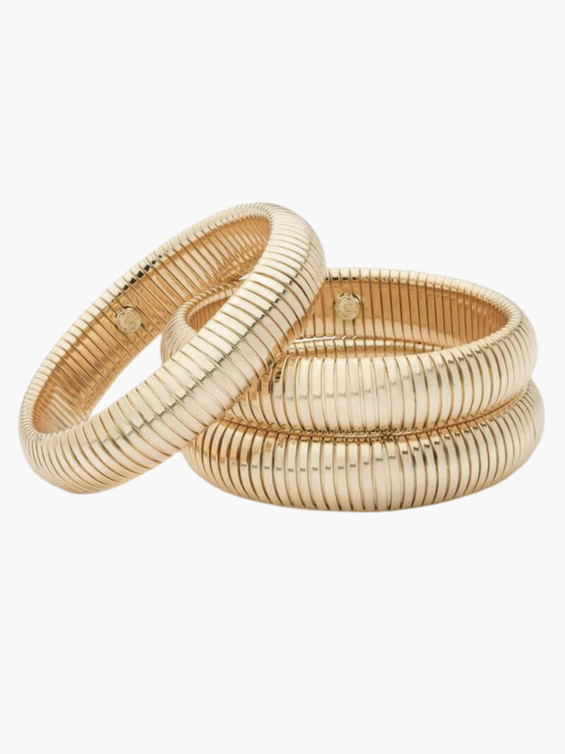 Geribbelde armband