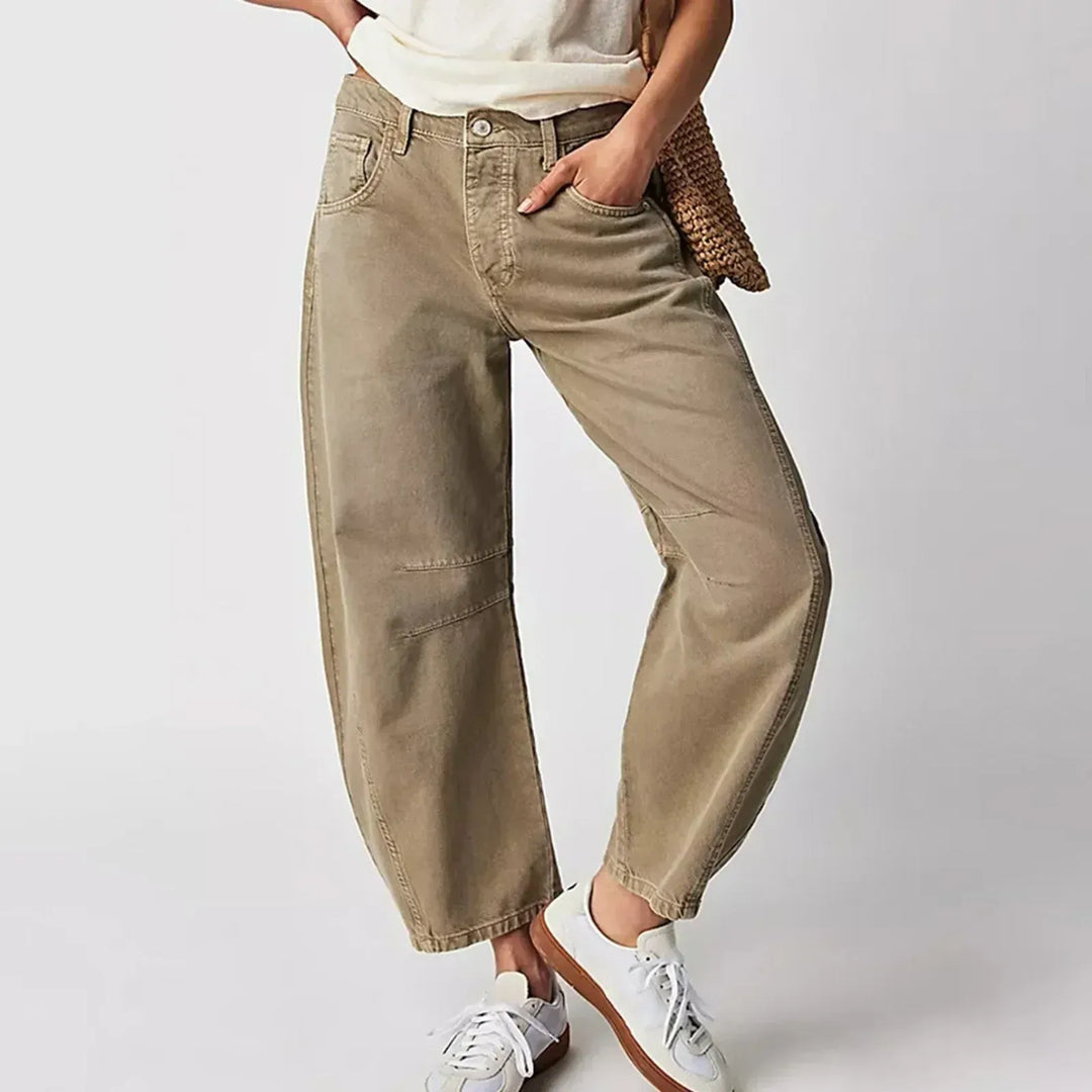 Baggy dames jeans met relaxte pasvorm