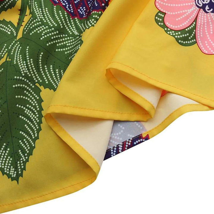 Bloemen maxi rok met hoge taille – Elodie