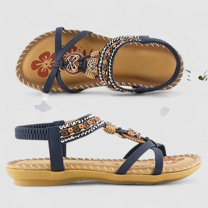Bohemian sandalen met sierdetails - Katrijn