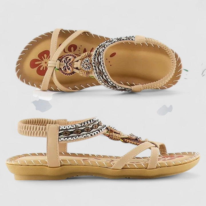 Bohemian sandalen met sierdetails - Katrijn