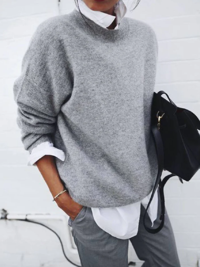 Casual oversized dames trui – Florine