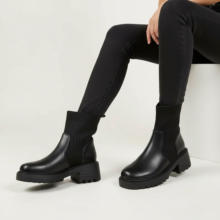 Chunky dames enkellaars – Maëlys