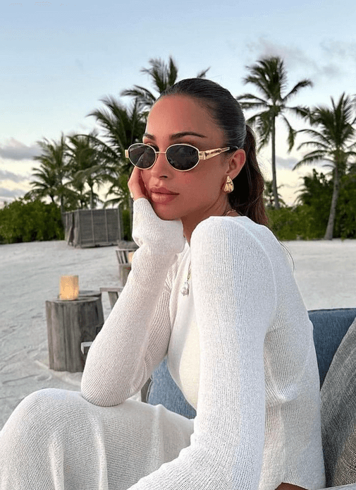 Solène | Retro Aviator Zonnebril