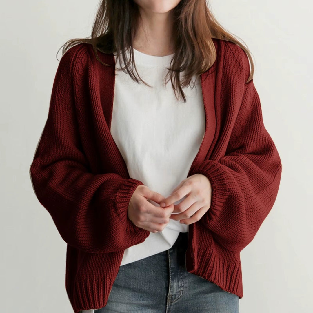 Comfortabel dames vest met ballonmouwen – Amara