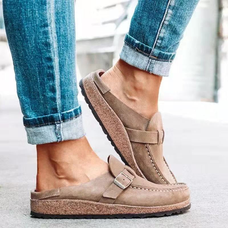 Comfortabele instap clogs met gesp - Mila