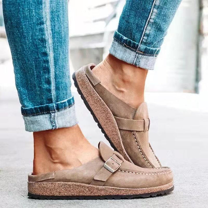Comfortabele instap clogs met gesp - Mila