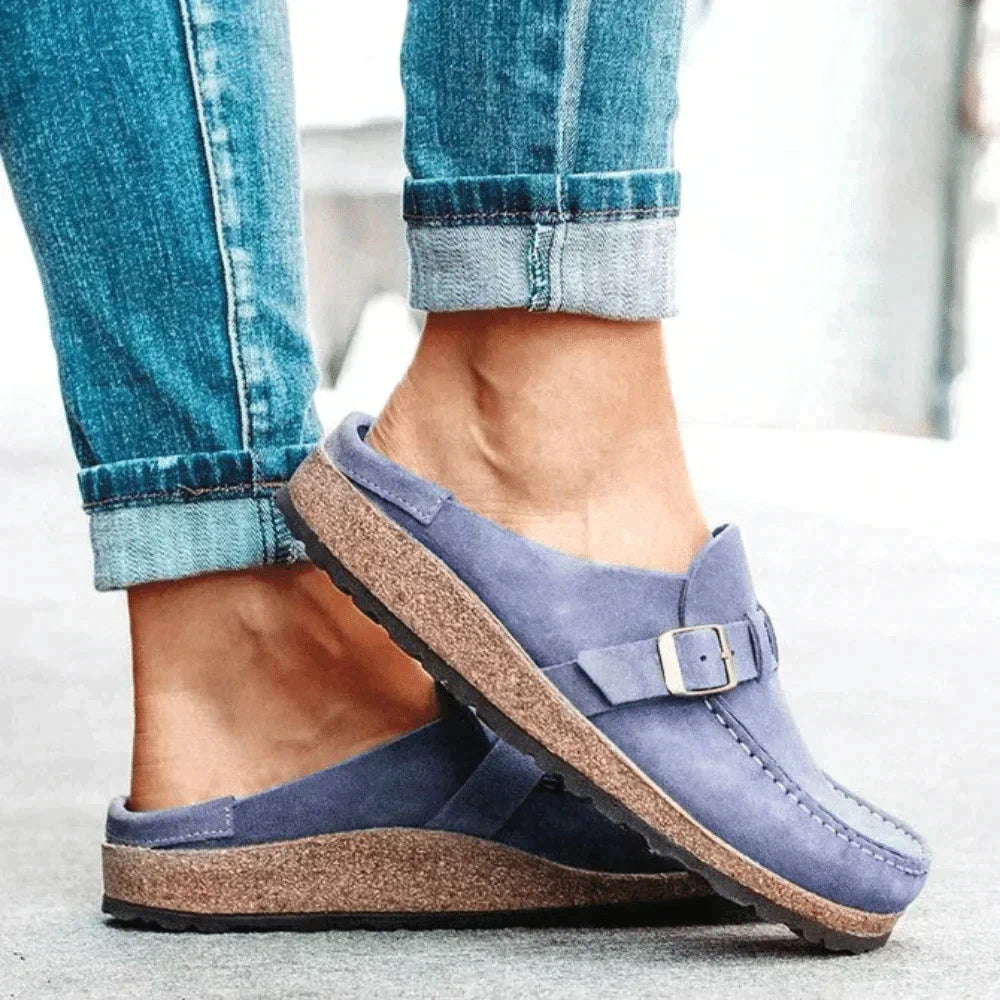 Comfortabele instap clogs met gesp - Mila