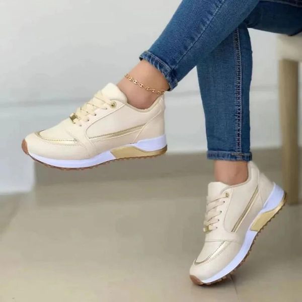 Comfortabele sneakers met sportieve zool - Nora
