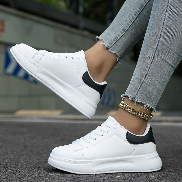 Comfortabele witte dames sneakers - Élise