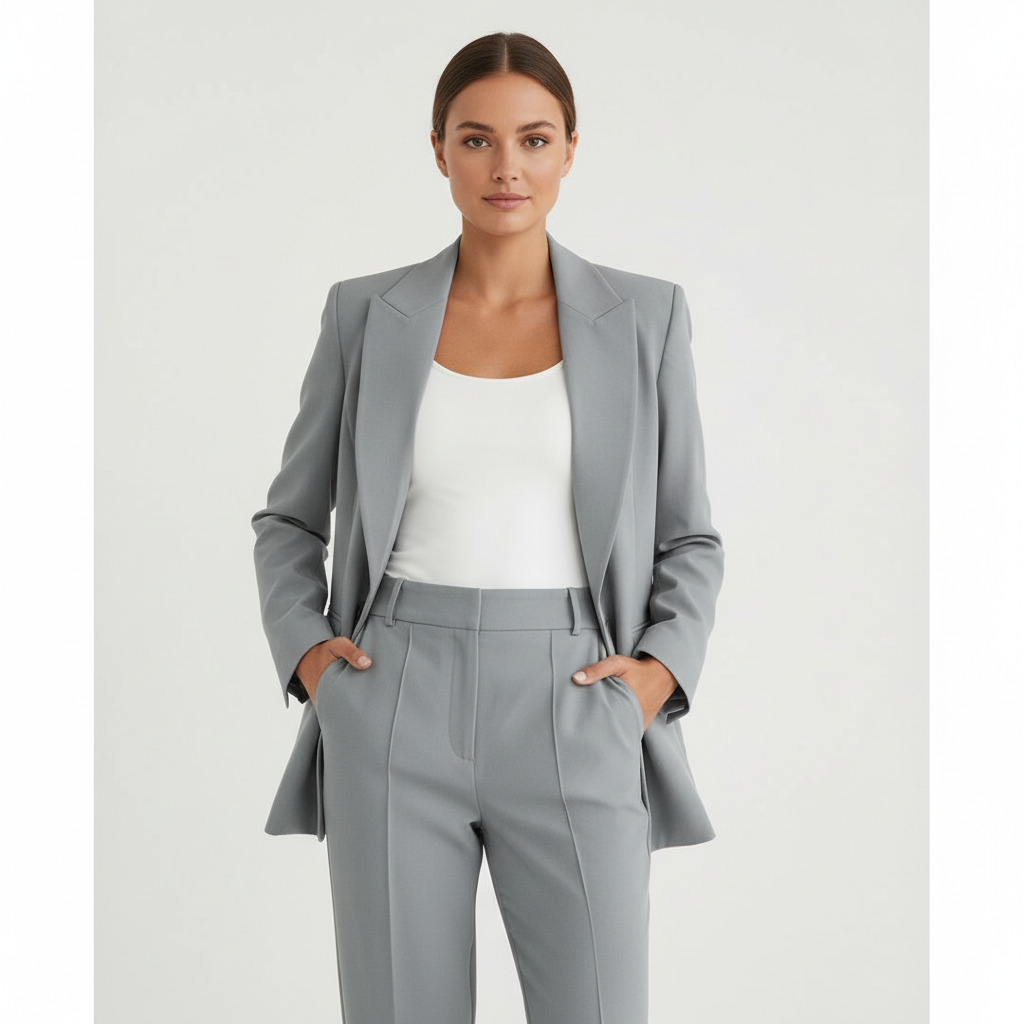 Comfortabele blazer met broek voor dames – Aurelia