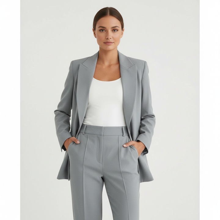 Comfortabele blazer met broek voor dames – Aurelia