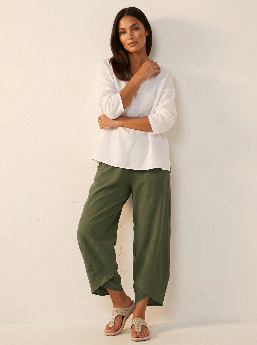 Comfortabele luchtige dames broek – Mirelle