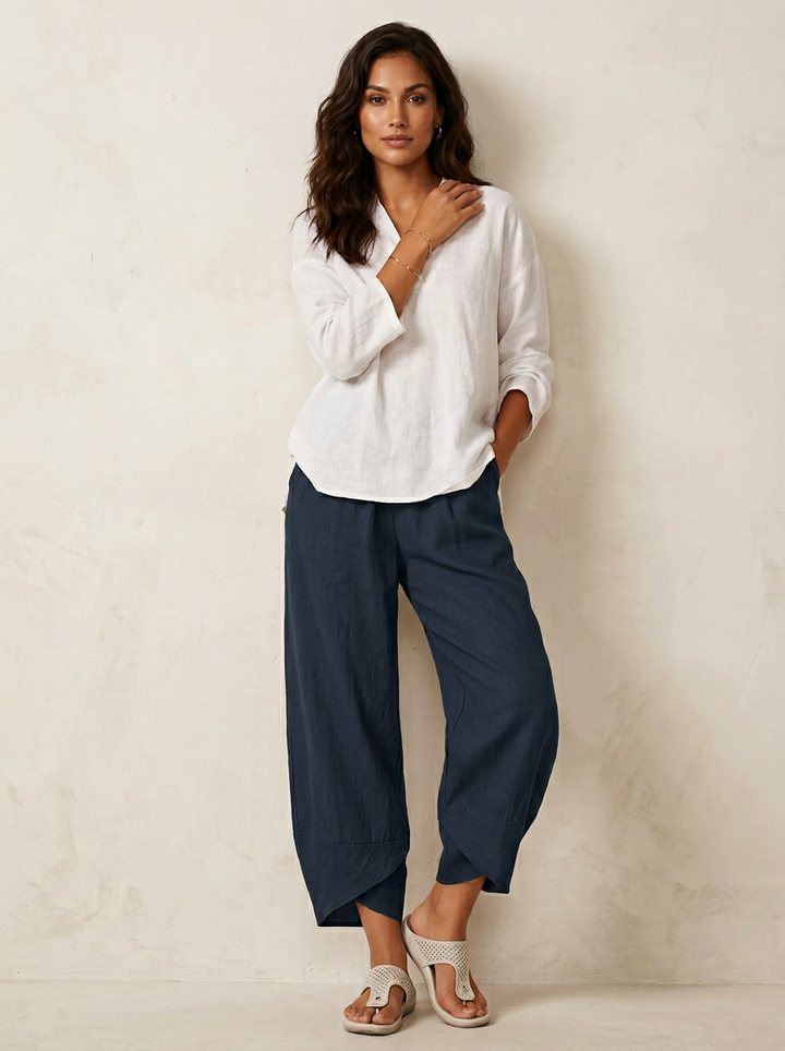 Comfortabele luchtige dames broek – Mirelle