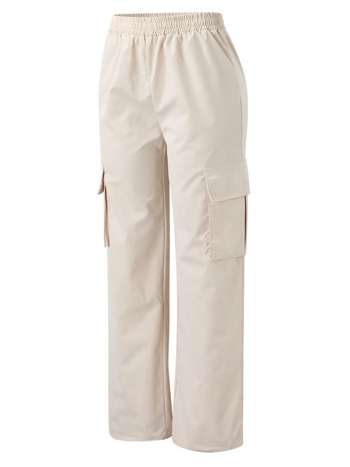 Comfortabele wide-leg cargo pantalon – Elara