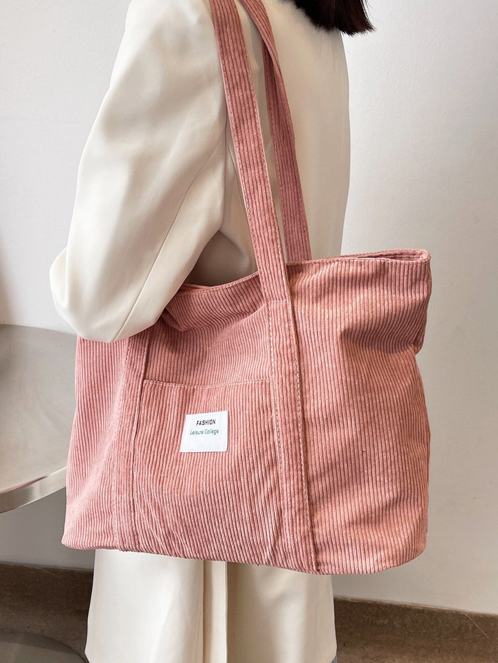 Corduroy shopper tas - Nora