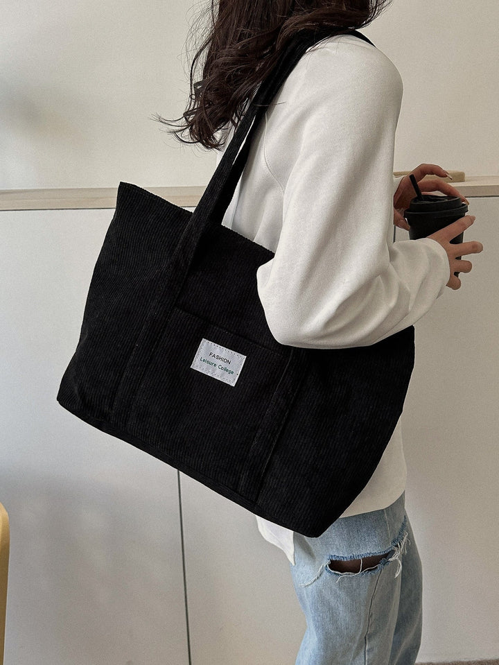 Corduroy shopper tas - Nora