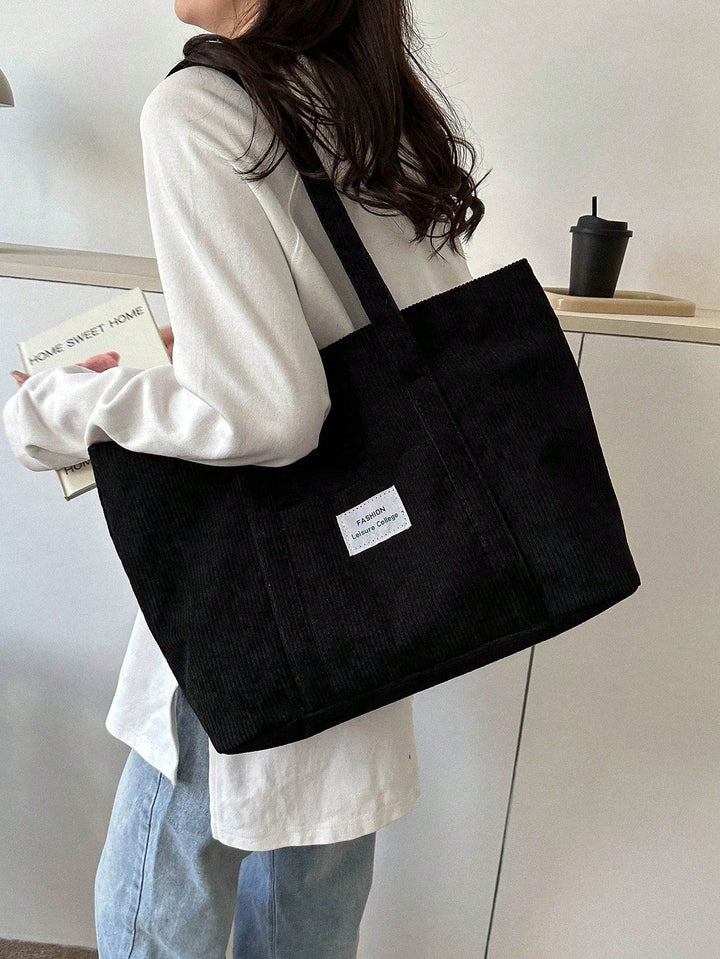 Corduroy shopper tas - Nora