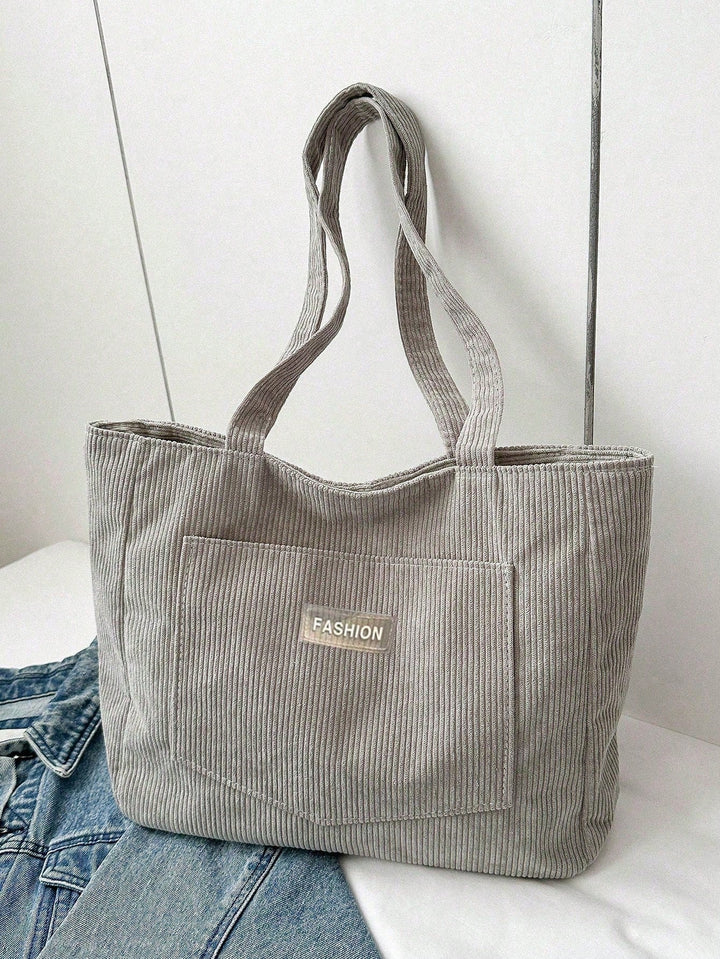Corduroy shopper tas - Nora
