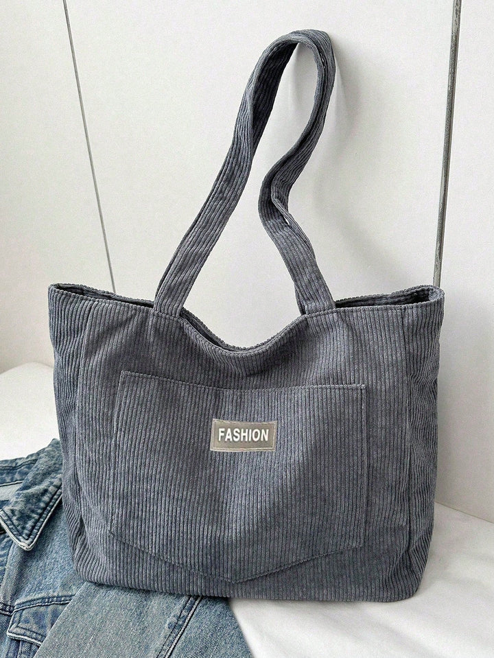 Corduroy shopper tas - Nora