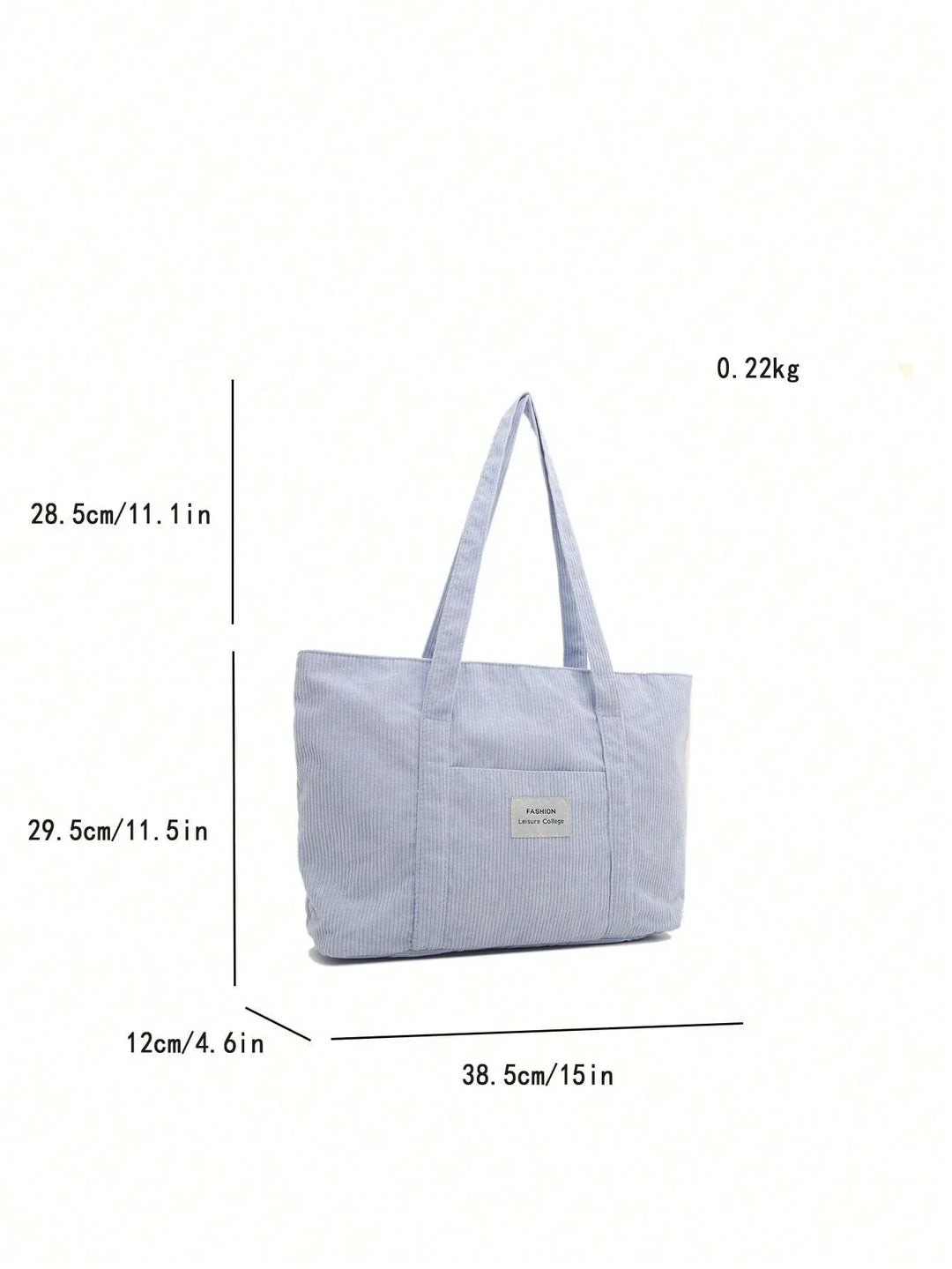 Corduroy shopper tas - Nora