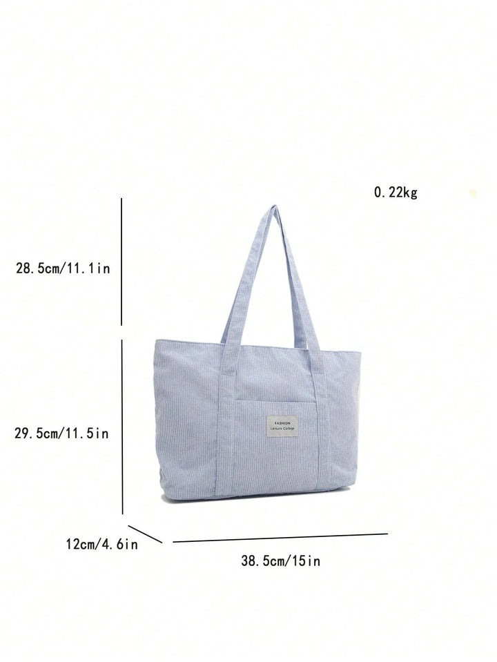 Corduroy shopper tas - Nora