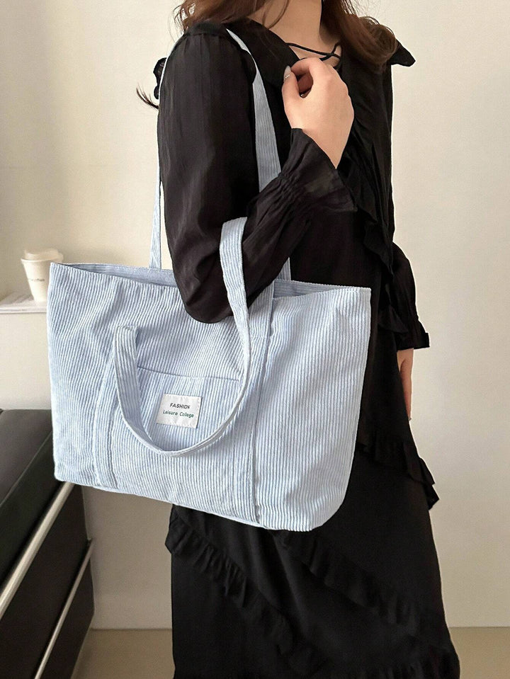 Corduroy shopper tas - Nora
