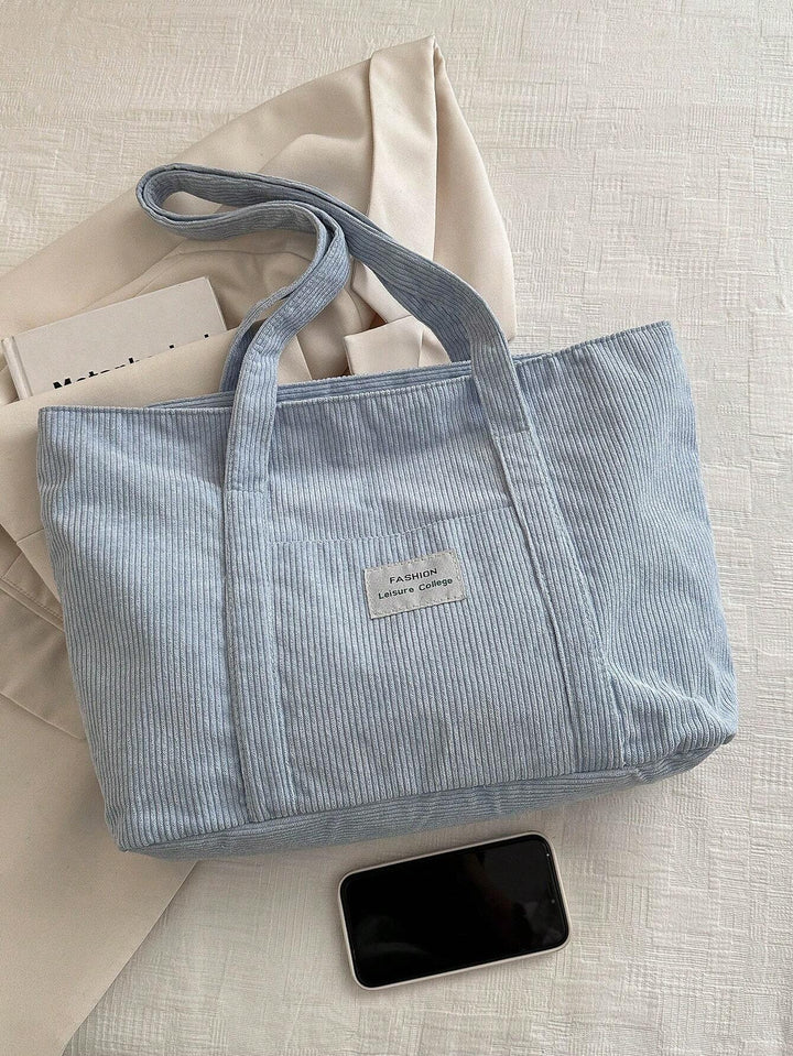 Corduroy shopper tas - Nora