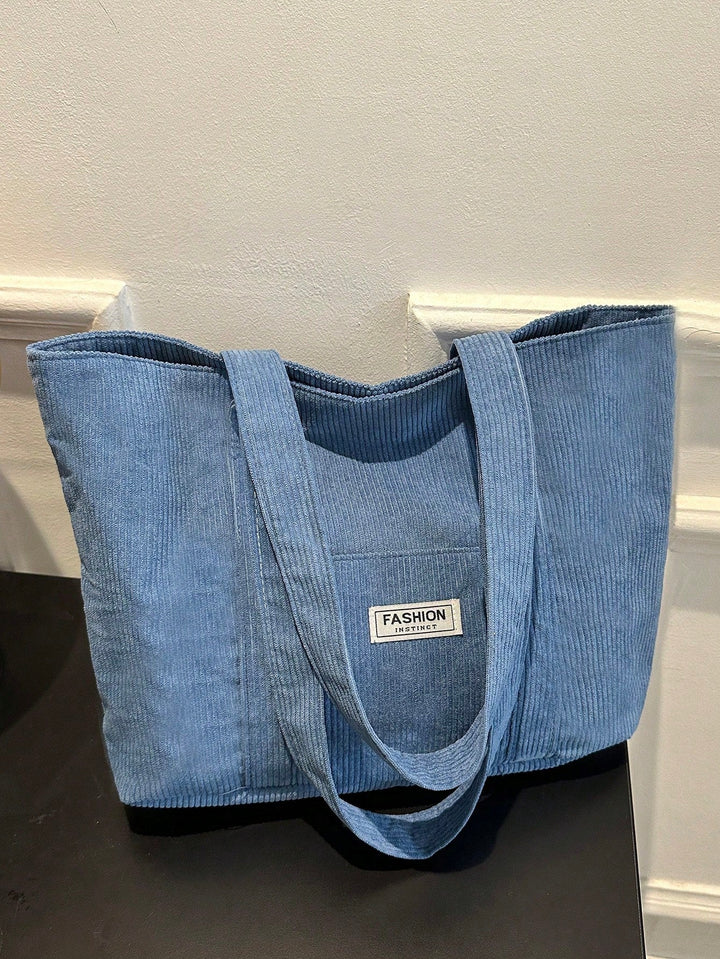 Corduroy shopper tas - Nora