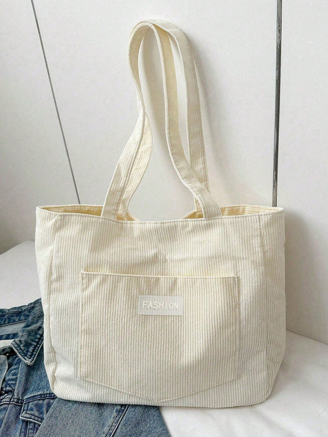 Corduroy shopper tas - Nora