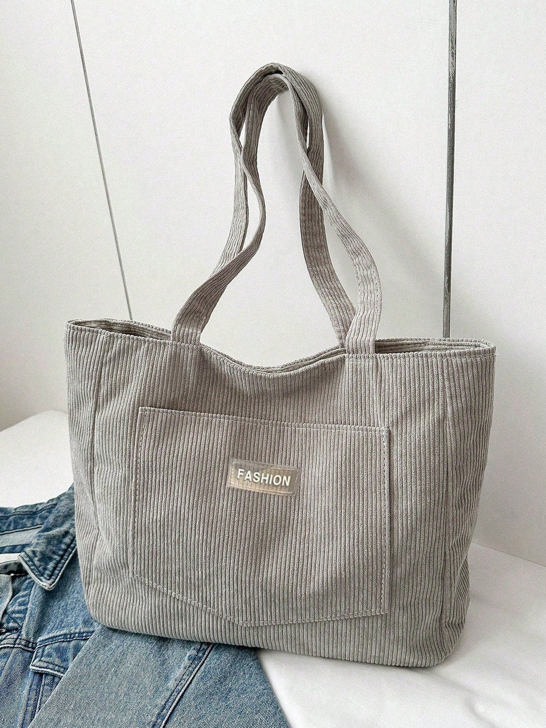 Corduroy shopper tas - Nora