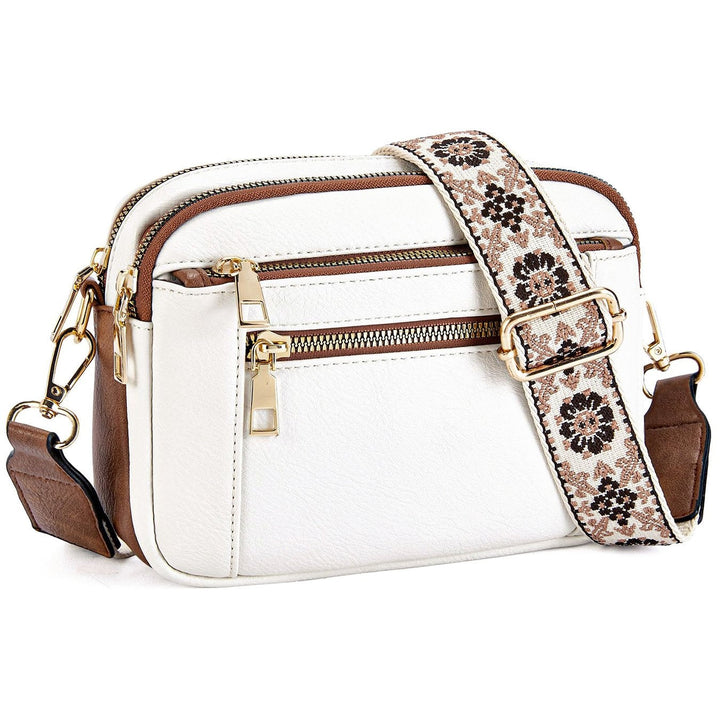 Crossbodytas met decoratieve schouderband - Mila