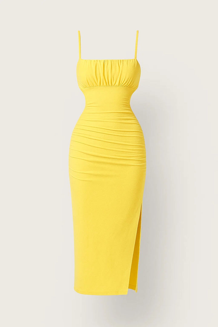 Cut-out midi jurk met elegante pasvorm - Luna