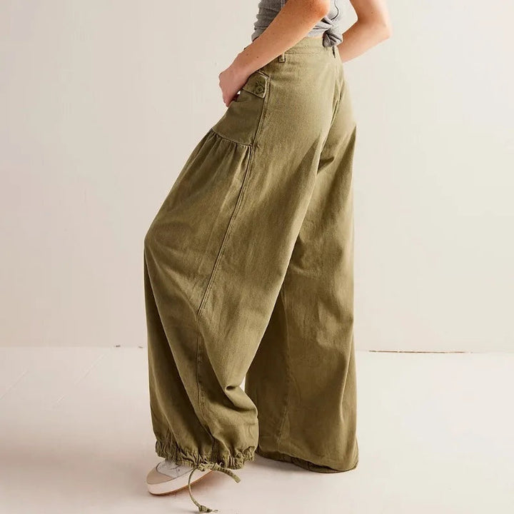 Denim harem jogger dames – Santi
