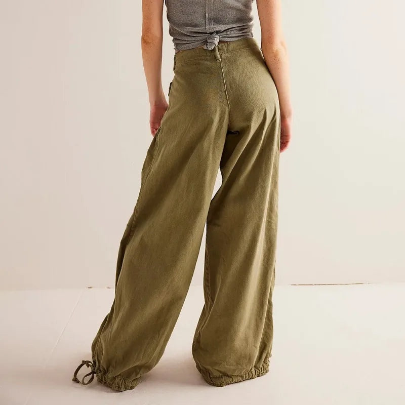 Denim harem jogger dames – Santi