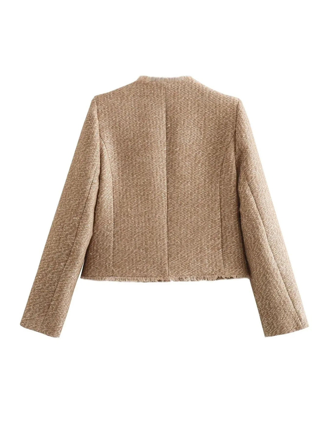 Elegant damesvest met knoopsluiting en zakken – Nilda