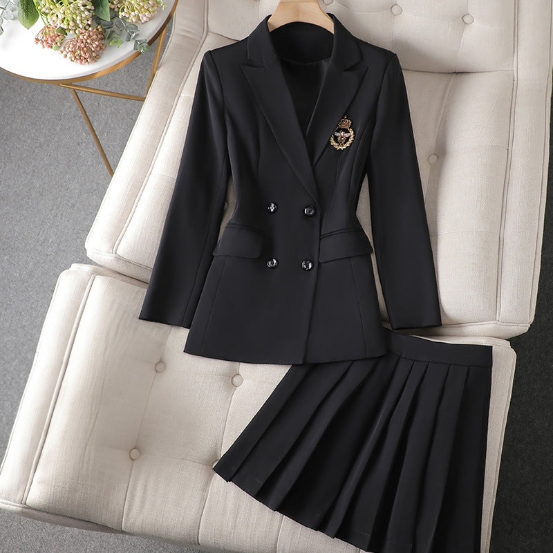 Elegante blazer-rok set dames